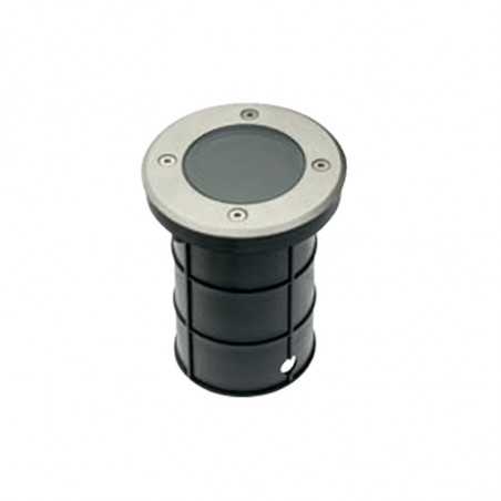 GTV ON-ALFAOGU10-06 - Spot de sol extérieur, Alfa, Rond, Inox