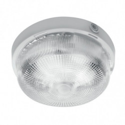 Hublot en verre rond IP44 E27 100W Max GTV RINGO Blanc