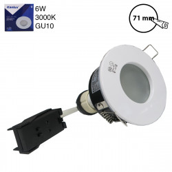 Kit spot QUELES étanche Complet 6W 3000K Diam : 83 mm - KITQUELES