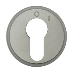 LEGRAND 068309 - Enjoliveur pour interrupteur à clé 2 positions Céliane  Titane - FC