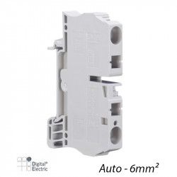 Bloc de jonction Auto 2 fils 6mm² gris Digital 41205