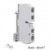 DIGITAL ELECTRIC 41205 Bloc de jonction à ressort 2 fils 6mm² gris