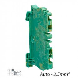 Bloc de jonction Auto 2 fils 2,5mm² vert/jaune Digital 41261