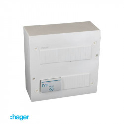 Coffret de communication Hager ECO 8xRj Grade 2TV - TN306