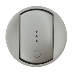 LEGRAND 068337 - Enjoliveur Temporisé Inter+Ventil Titane Céliane