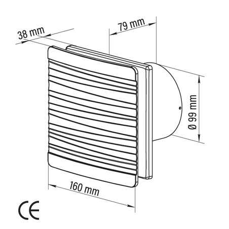 Extracteur silencieux Flip D-100 Hygrostat temporisé - EOLIANCE 911693