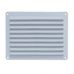 Grille d'aération PVC en applique à visser 150X200mm blanc - EOLIANCE 96009