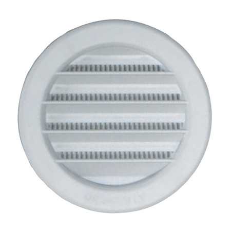 Grille d'aération encastrable 125mm blanc EOLIANCE 010608