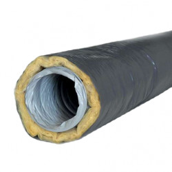 Gaine VMC isolée souples en PVC D125mm 6 mètres - EOLIANCE 61012506