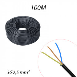 Câble U1000 R2V 3G2,5² Couronne de 100m