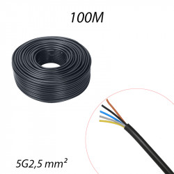 Câble U1000 R2V 5G2,5² Couronne de 100m