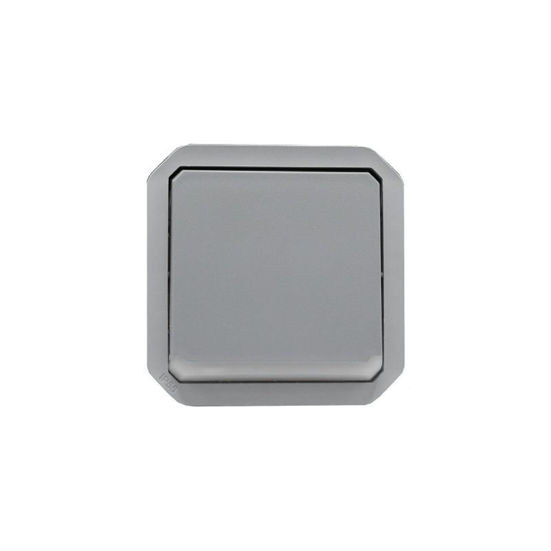 Interrupteur Temporisé Lumineux Legrand Plexo 69504 - Gris - Neuf - Pour Installation Électrique