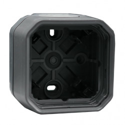 LEGRAND 069601L - Boîtier 1 poste Plexo Anthracite en saillie étanche à composer