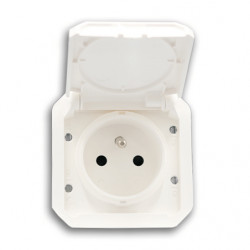 LEGRAND 069621L - Prise étanche composable Plexo Blanc 2P+T 16A