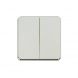 LEGRAND 069635 - Double poussoir NO+NF Plexo composable Blanc (FC)