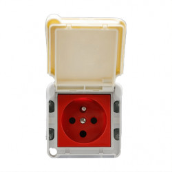 LEGRAND 069623 - Prise 2P+T à détrompage Plexo composable, Blanc (FC)