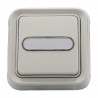 Bouton poussoir porte-étiquette