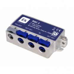 Répartiteur TV 2 directions connexion QuiCoax - AXITRONIC RQC2