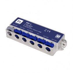 Répartiteur TV 4 directions connexion QuiCoax - AXITRONIC RQC4