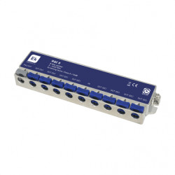 Répartiteur TV 8 directions connexion QuiCoax - AXITRONIC RQC8