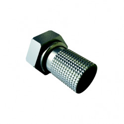 Fiche TV type F mâle à visser pour câble coaxial - AXITRONIC RZ154