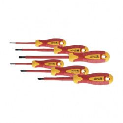 Tournevise isolés 1000V coffret de 6 pièces HOGERT HT1S996