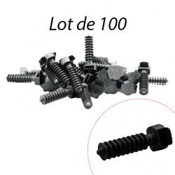 Embase noir pour collier d'installation boîte de 100 pièces - STERLING 01890540