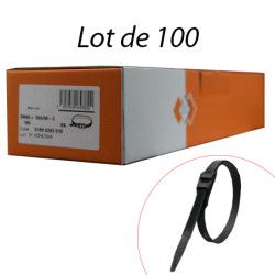Colliers d'installation noir 9x355mm Boite de 100 - STERLING 01890203