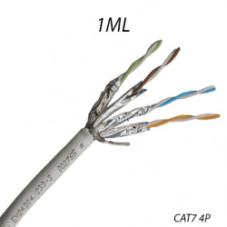 Câble RJ45 Catégorie 7 S/FTP 4 paires Coupe au mètre