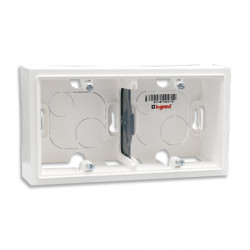 Cadre saillie Dooxie blanc 2 postes - LEGRAND 600042