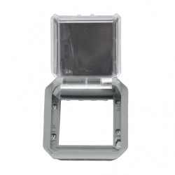 LEGRAND 069580L - Adaptateur Mosaic pour Plexo étanche composable Plexo Gris