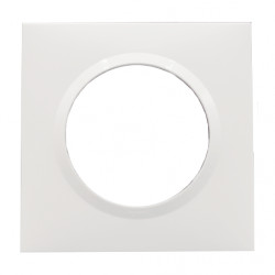 Plaque carrée Dooxie Blanc 1 poste - LEGRAND 600801