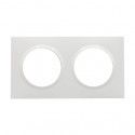 Plaque carrée Dooxie Blanc 2 postes - LEGRAND 600802