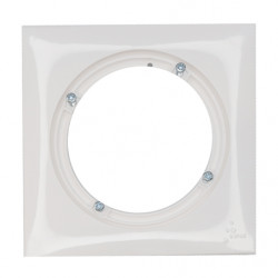 LEGRAND 600943 - Plaque carrée, dooxie, 1 poste, IP44, blanc - FC