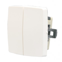 LEGRAND 086107 - Va-et-vient + poussoir 6A composable blanc - FC