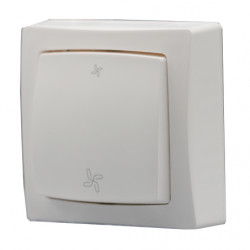 LEGRAND 086016L - Interrupteur VMC 6A Oteo complet