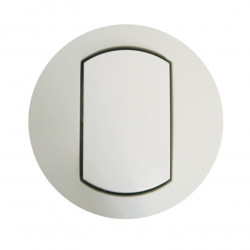 LEGRAND 067801 - Enjoliveur simple IP44 Blanc Céliane