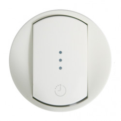 LEGRAND 068037 - Enjoliveur pour interrupteur temporisé Blanc Céliane