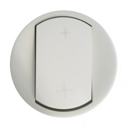 LEGRAND 068061 - Enjoliveur Commande VMC Blanc Céliane