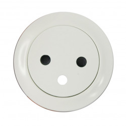 LEGRAND 068111 - Enjoliveur Prise 2P+T surface Blanc Céliane