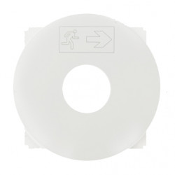 LEGRAND 068199 - Enjoliveur interrupteur à clé BAES Céliane Blanc - FC