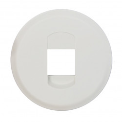 LEGRAND 068211 - Enjoliveur Prise HP simple Blanc Céliane