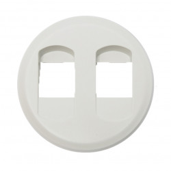 LEGRAND 068212 - Enjoliveur Prise double HP Blanc Céliane