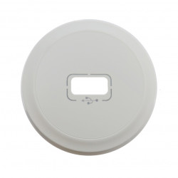 LEGRAND 068253 - Enjoliveur simple blanc pour prise USB Blanc Céliane - FC