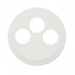 LEGRAND 068285 - Enjoliveur Prise TV-R-SAT Blanc Céliane