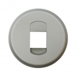 LEGRAND 068511 - Enjoliveur Prise HP simple Céliane Titane