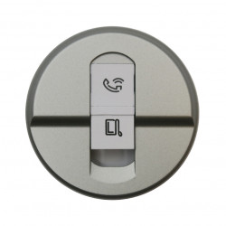 LEGRAND 068551 - Enjoliveur Prise RJ45 Titane Céliane