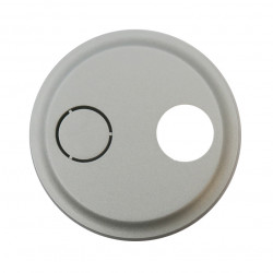 LEGRAND 068587 - Enjoliveur pour prise pour réseaux câblés Céliane Titane - FC