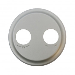 LEGRAND 068583 - Enjoliveur Prise TV-R Titane Céliane - FC