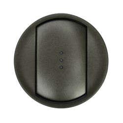 LEGRAND 067903 - Enjoliveur pour Va-et-vient Poussoir à voyant Graphite Céliane